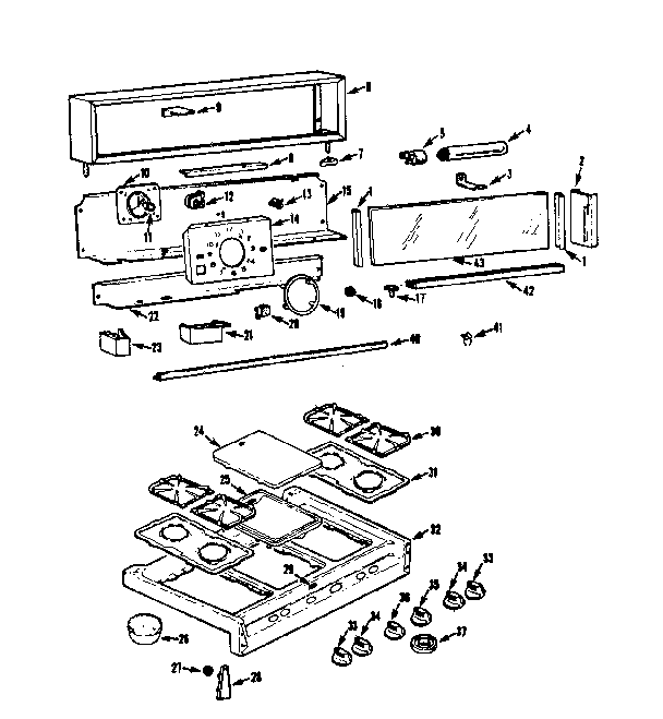 BACKGUARD AND MAINTOP SECTION