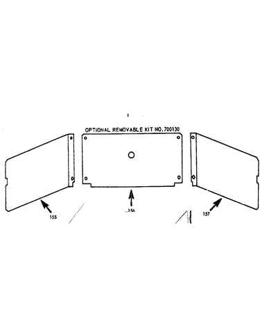 Optional removable kit no.700130