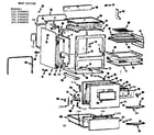 Kenmore 1039366640 body section diagram
