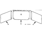 Kenmore 1039366640 optional removable liner kit no.700130 diagram