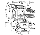Kenmore 1039886640 body section diagram