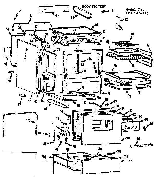 Body section