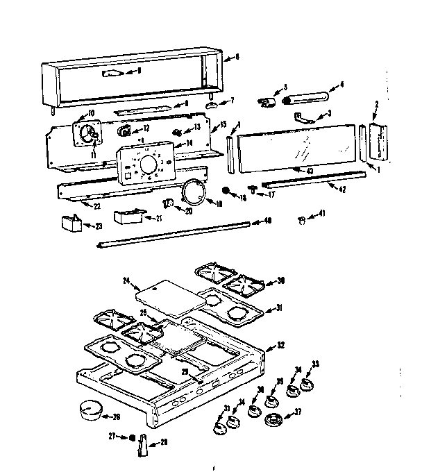 BACKGUARD AND MAINTOP SECTION