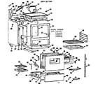 Kenmore 1037366606 body section diagram