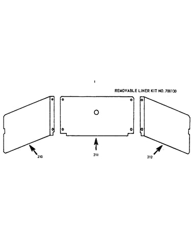 Removable liner kit no. 700130