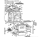 Kenmore 1037446696 body section diagram