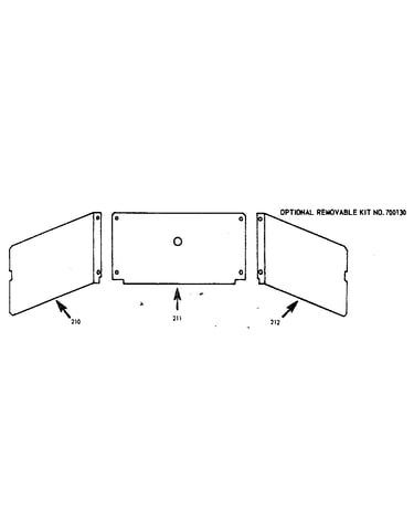 Optional removable kit no. 700130