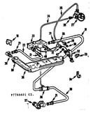 Eye level oven burner