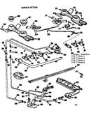 Burner section