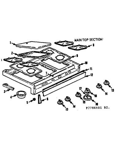 Maintop section