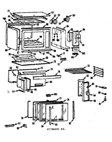 Eye level oven