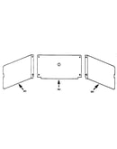 Optional removable kit no.700130 (porcelain enamel)