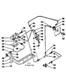 Upper oven burner section