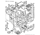 Kenmore 1037866740 lower body section diagram