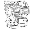 Kenmore 1039466600 body section diagram