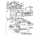 Kenmore 1037796645 body section diagram