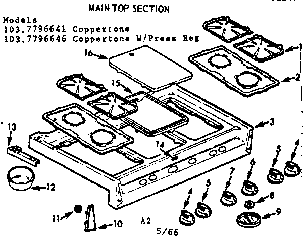 Main top section