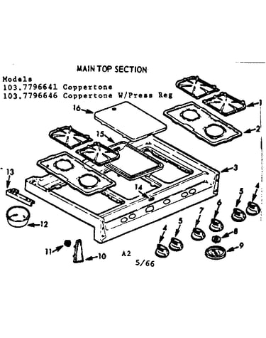 Main top section