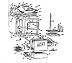 Kenmore 1037796646 body section diagram