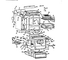 Kenmore 1039386640 body section diagram