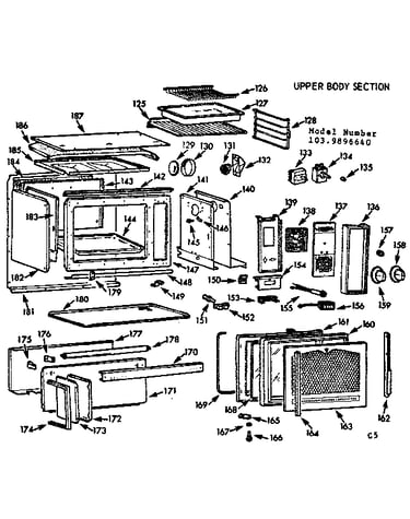 Upper body section