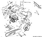 Craftsman 91763202 engine chain and guide bar diagram