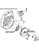 Shroud and rewind starter no. 590421