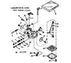 Craftsman 91763202 carburetor no. 631285 diagram