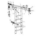 Sears 512720680 b-front t-frame diagram