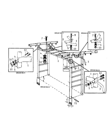 C-overhead rails