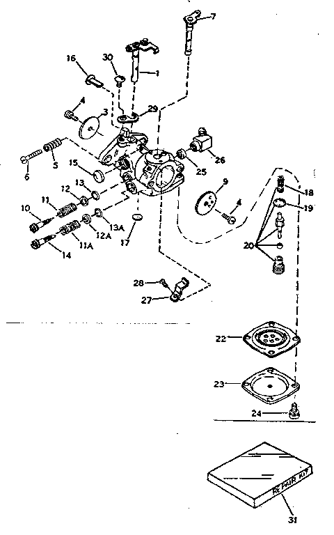 Carburetor no. 631285