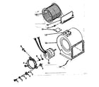 Kenmore 867761732 blower assembly diagram