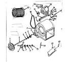 Kenmore 867761721 h-q blower assembly diagram