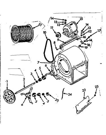 H-q blower assembly