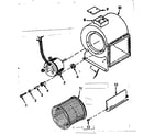 Kenmore 867761751 h-q blower assembly diagram