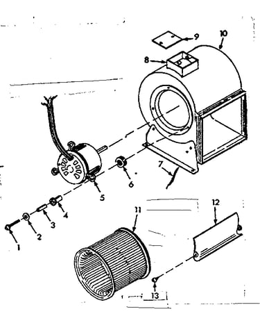 H-q blower assembly