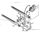 Kenmore 867761751 burner & manifold assembly diagram