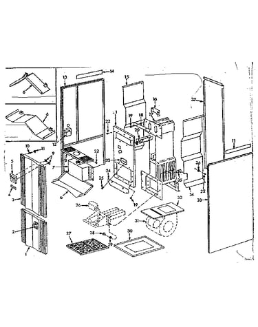 Furnace assemblies