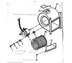 Kenmore 867763691 h-q blower assembly diagram