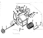 Kenmore 867763721 h-q blower assembly diagram