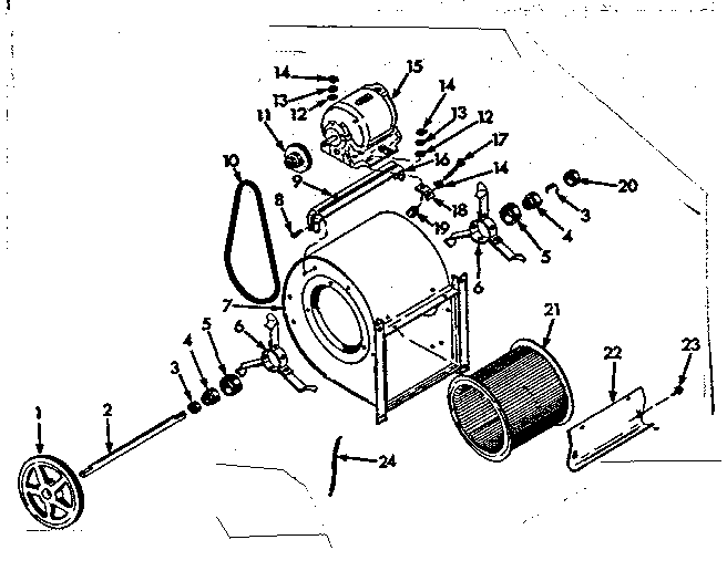 H-q blower assembly
