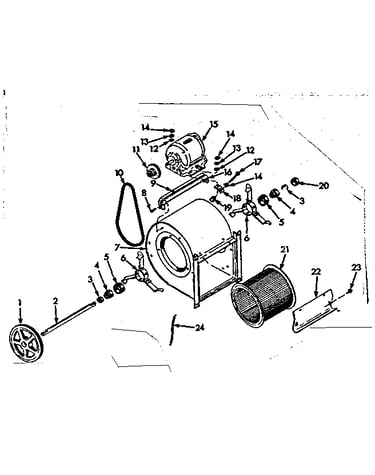 H-q blower assembly