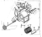 Kenmore 867765721 h-q blower assembly diagram