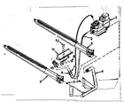 Kenmore 867765741 burner and manifold assembly diagram