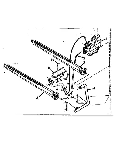 Burner and manifold assembly