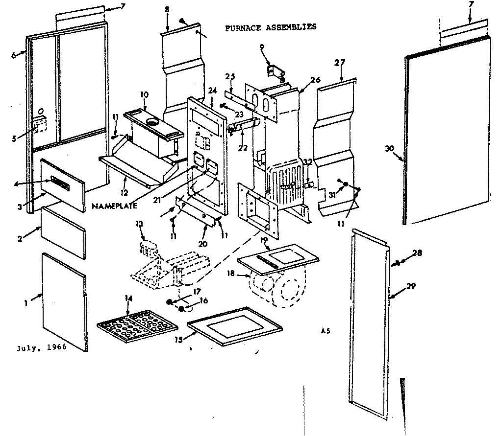 Furnace assemblies