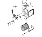 Kenmore 86776911 h-q blower assembly diagram