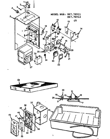 Electronic air cleaner assembly
