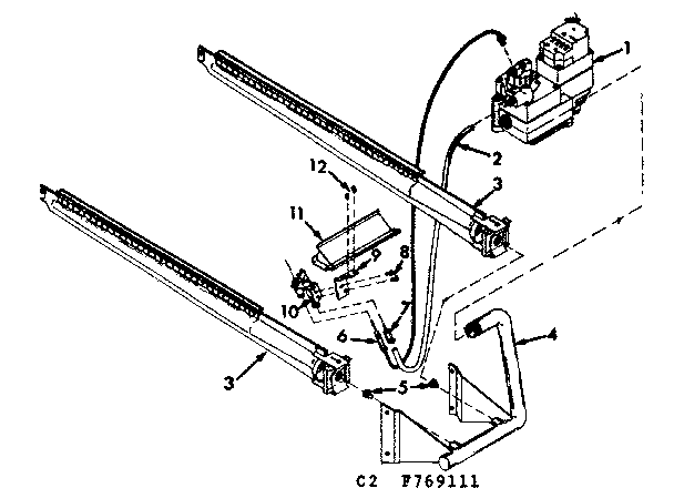 Burner & manifold assembly