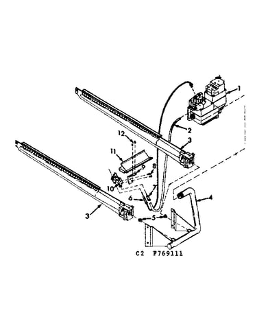 Burner & manifold assembly